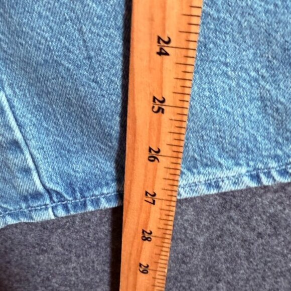 Mother Superior Denim Half Pipe Ankle Barrel Jeans Boho Wide Leg Sz 29 Light NWT - Picture 14 of 15